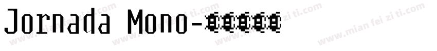 Jornada Mono字体转换